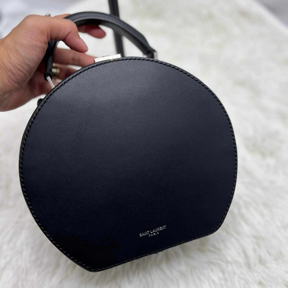 Saint Laurent Black Round Handbag